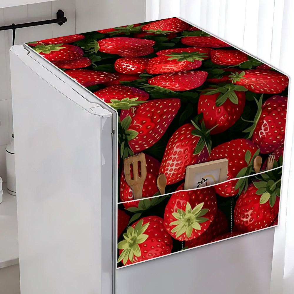 1PC 涤纶 冰箱罩 细节图 2